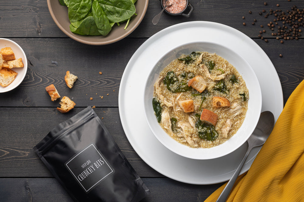 Chicken Quinoa with Spinach