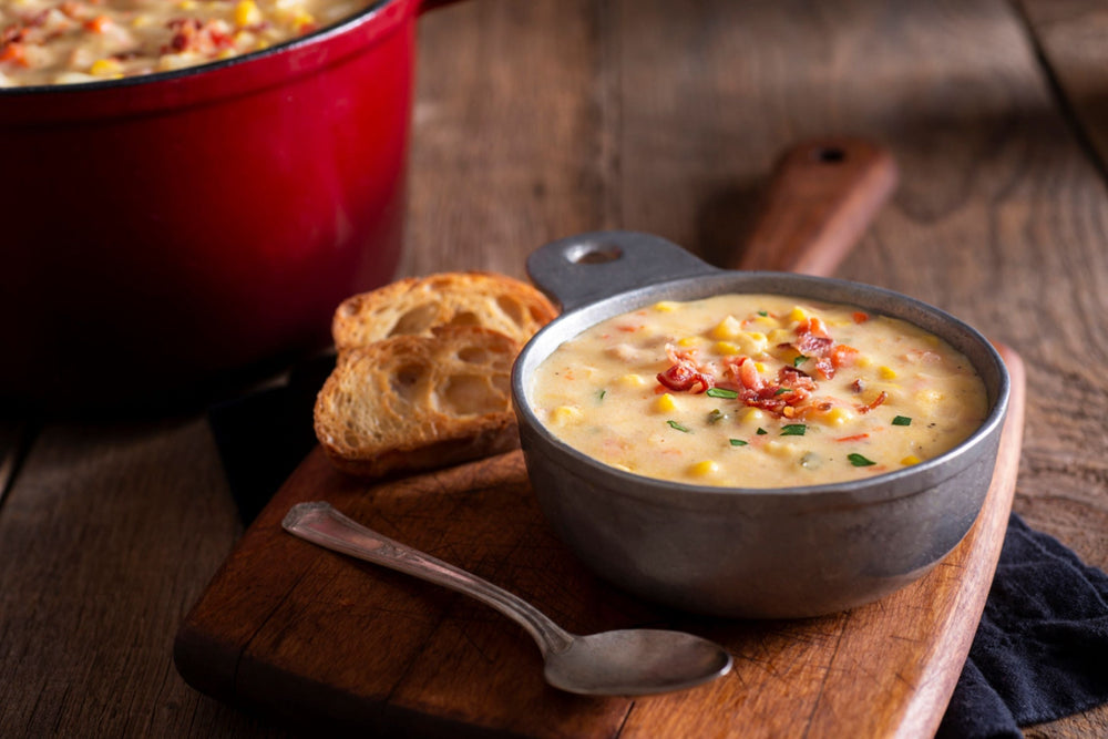 Spanish Corn and Chicken Chowder
