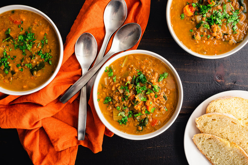 The Best Lentil Soup Ever! (vegan)