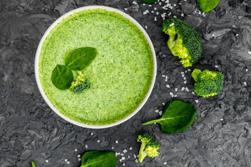Roasted Broccoli with Lemon Tahini (vegan)